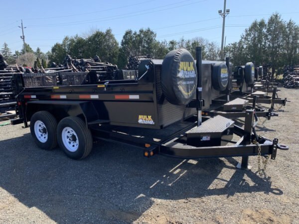 14,000# GVWR Ultra Low Pro 12′ Dump Trailer w/ Contractor Package - Image 1