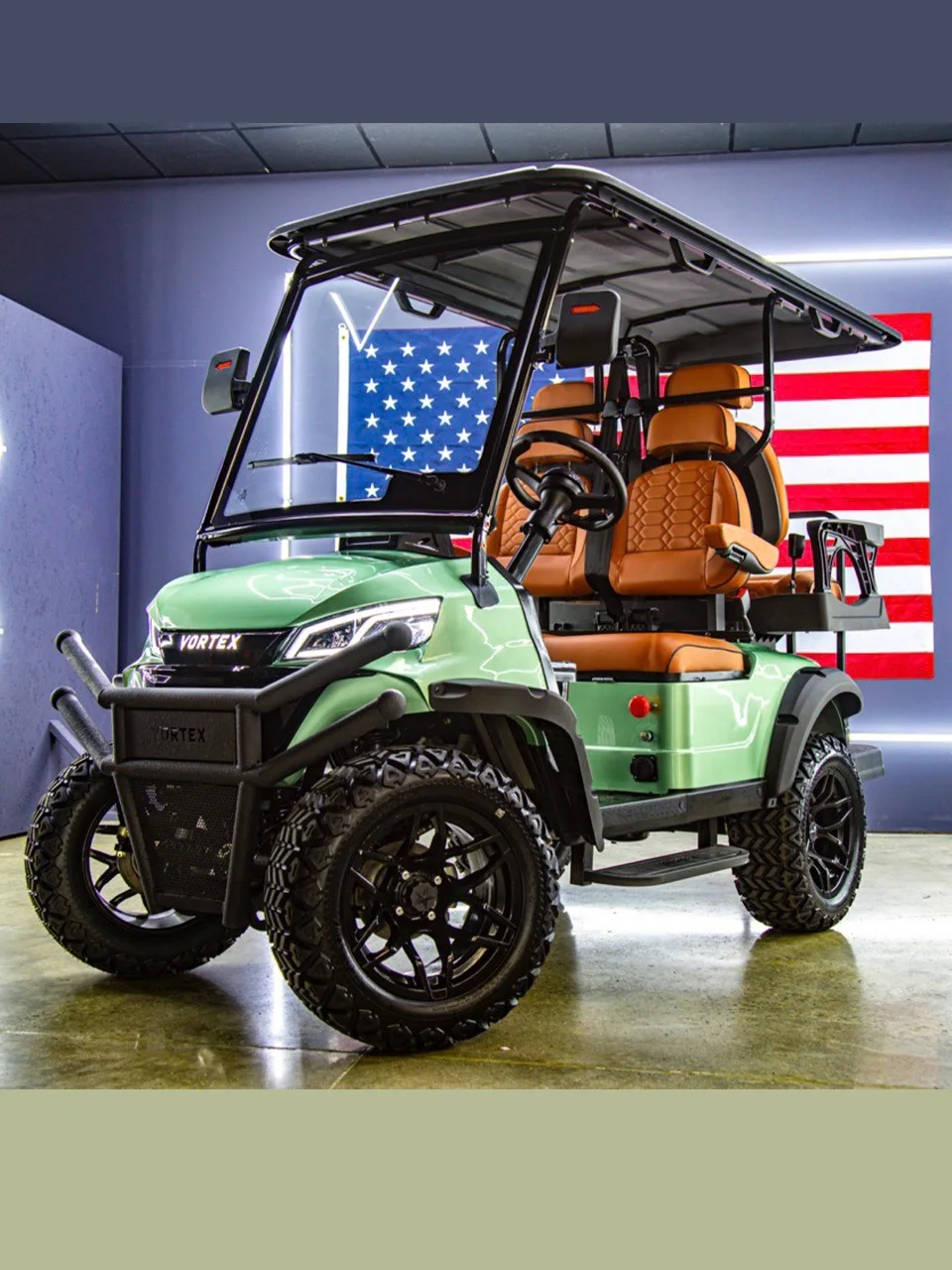 2025 Edge Vortex V4 Green Parakeet - Image 1