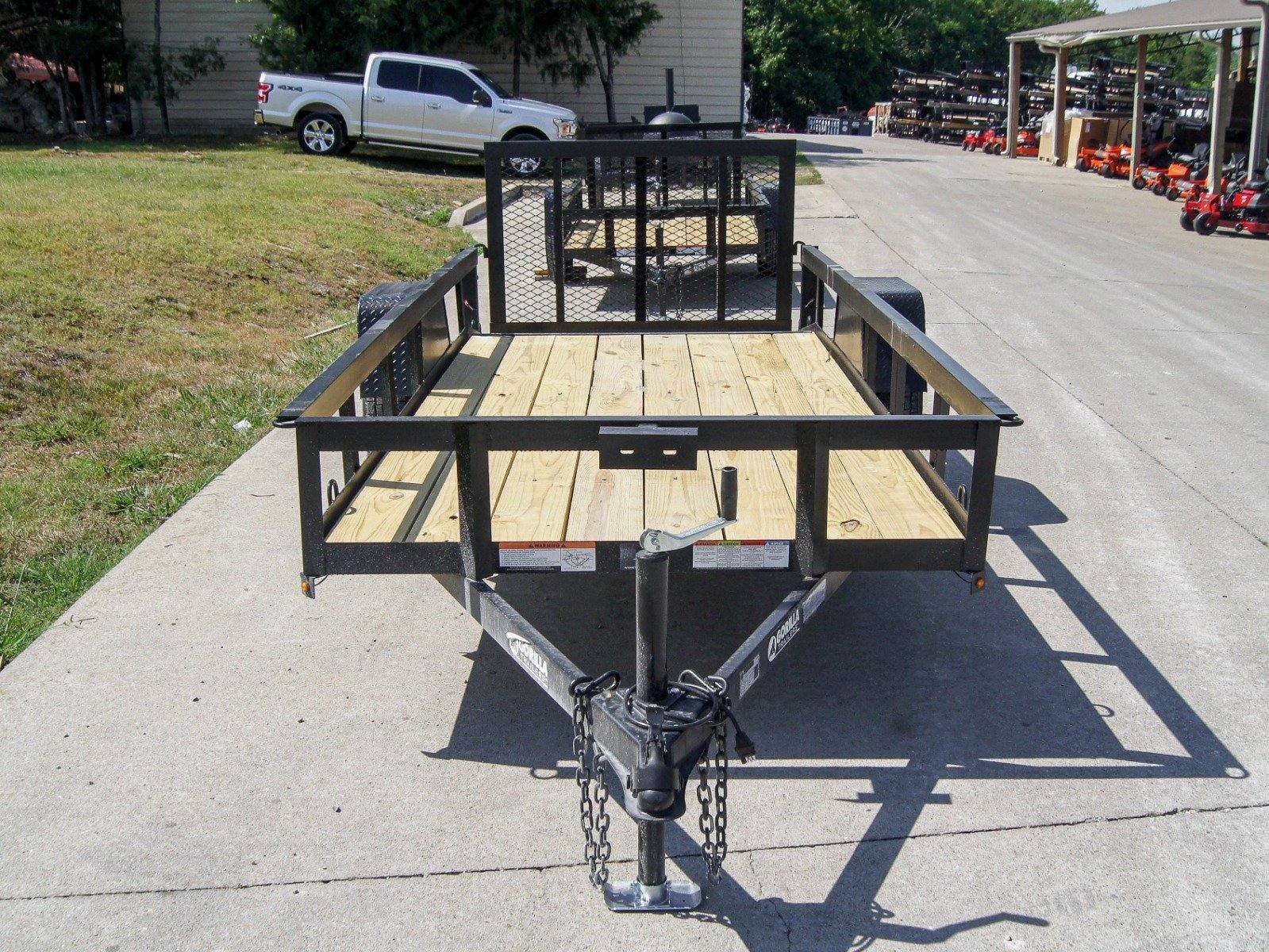 5×12 Powder Coated Dovetail Utility Trailer 3500lb Axle - Image 1