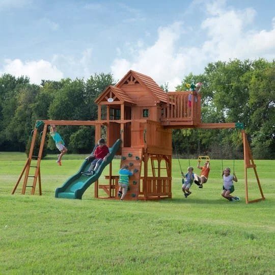 Backyard Discovery Skyfort II Swing Set - Image 1