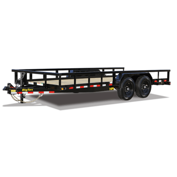 Big Tex Heavy Duty Tandem Axle Pipe Top Utility Trailer | 14PI - Image 1