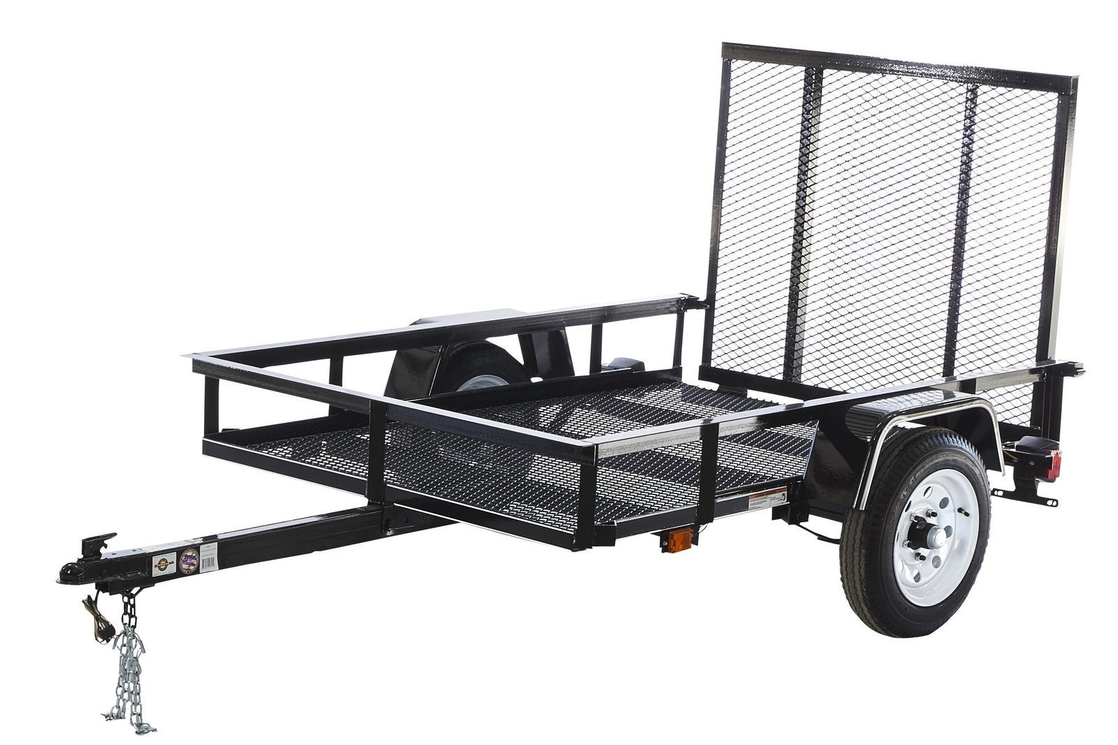 Carry-On Trailer 4-ft x 7-ft Steel Mesh Utility Trailer - Image 1