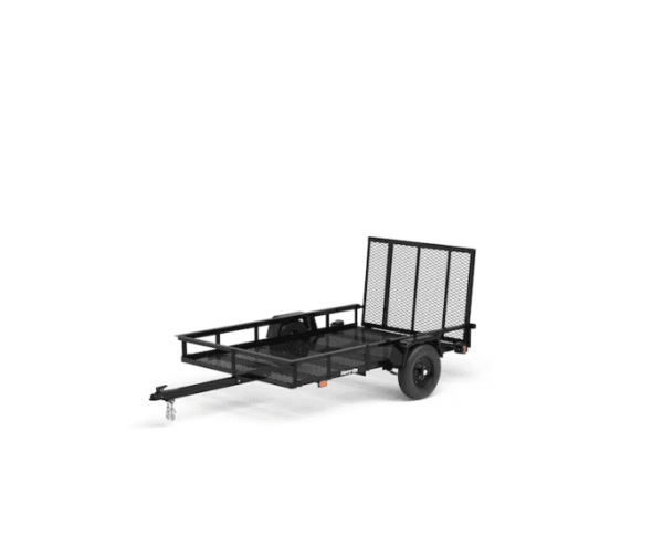 Carry-On Trailer 5-ft x 8-ft Steel Mesh Utility Trailer with Ramp Gate - Image 1
