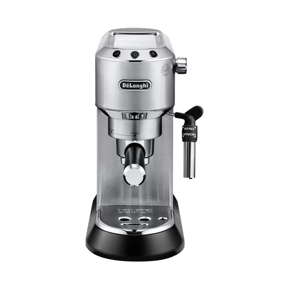 De’Longhi – DEDICA Espresso Machine with 15 bars of pressure and Milk Frother – Metal - Image 1