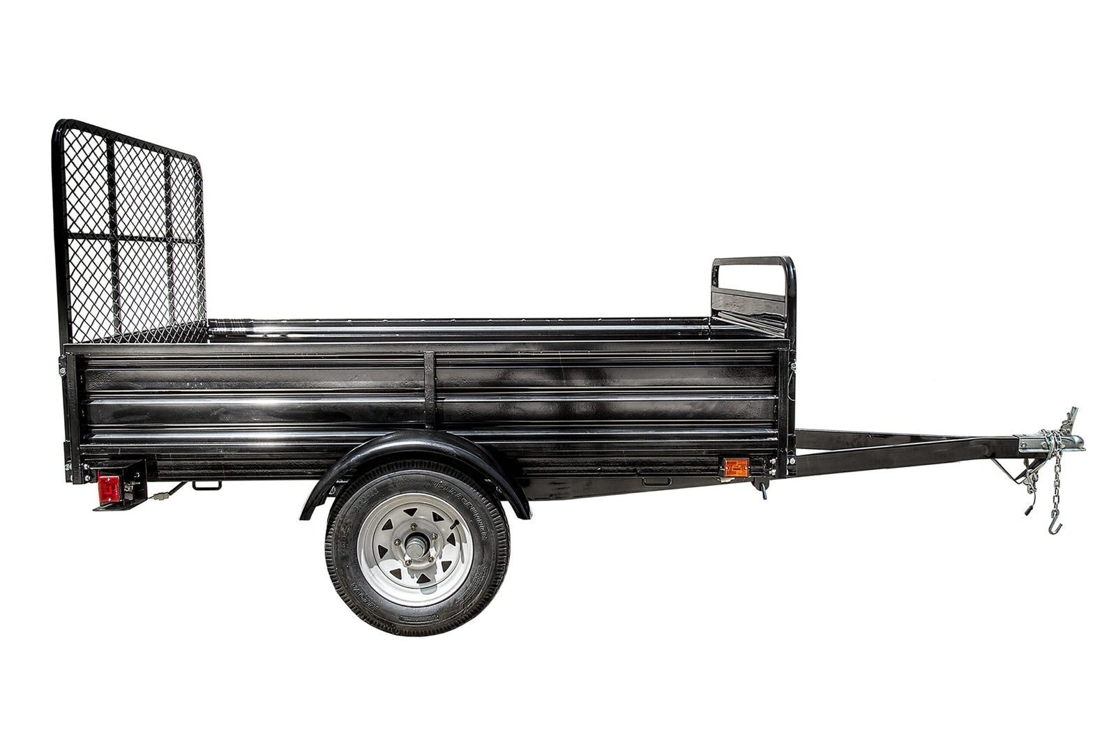DK2 5-ft x 7-ft Steel Utility Trailer with Ramp Gate ( 1639-lb Capacity ) 2491711 - Image 1